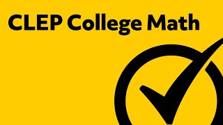 Best Free CLEP College Math Study Guide [upl. by Stortz118]