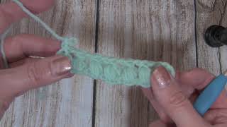 Pineapple Cluster Stitch Crochet Tutorial [upl. by Anuska]