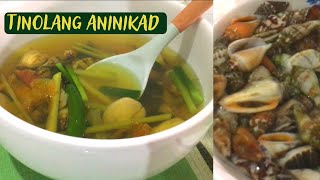 Tinolang Aninikad with lemograss  Healthy Sinabawang Kinason  Shellfish Soup [upl. by Enyamart3]