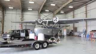 Howard Hughes Sikorsky S43 Disassembly and Move to Fantasy of Flight  Part 1 [upl. by Attelrac]