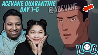 AceVane Quarantine Day 15  Couple Reacts [upl. by Adelpho]