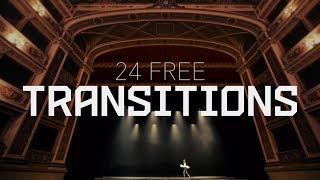 24 Free Transitions for Adobe Premiere Pro and How to Use Them [upl. by Illek]