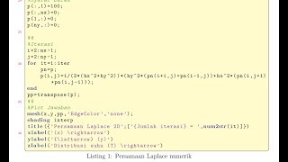 Tutorial LateX 21 membenamkan source code Matlab ke LateX [upl. by Uokes]