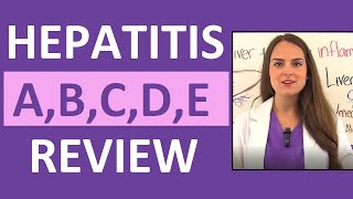 Hepatitis A B C D E Nursing Symptoms Treatment Causes NCLEX [upl. by Ahsekar]