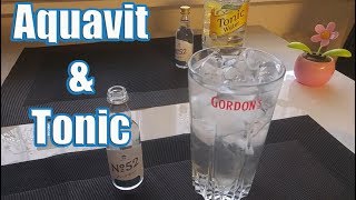 No 52 Aquavit amp Tonic Cocktail  Longdrink  mit Rezept [upl. by Kristian446]