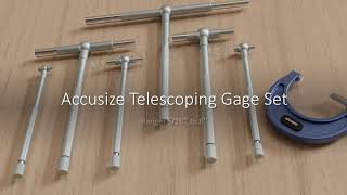 6 pc Set Telescoping Gauges 516quot to 6quot [upl. by Eibocaj411]