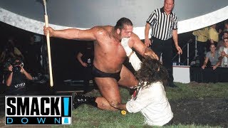 FULL MATCH  Undertaker amp Big Show vs Rock amp Mankind  Buried Alive Match SmackDown Sept 9 1999 [upl. by Urien]