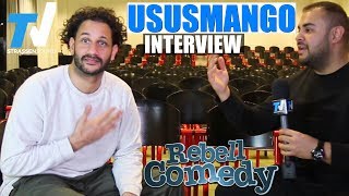 USUSMANGO Interview Rebellcomedy Hinter uns mein Land Enissa Amani Solo Babak Pu Benaissa [upl. by Akiwak]