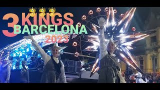 CABALGATA DE LOS REYES MAGO EN BARCELONA 2023 [upl. by Esalb]