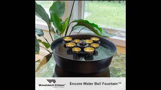 Encore Water Bell Fountain by Woodstock Chimes with product details [upl. by Ayalahs]