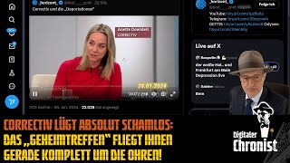 Correctiv lügt absolut schamlos Das „Geheimtreffen“ fliegt ihnen gerade komplett um die Ohren [upl. by Hasan]