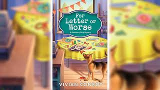 For Letter or Worse by Vivian Conroy Stationery Shop Mystery 2  Cozy Mysteries Audiobook [upl. by Aehc]