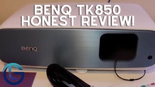 THE BEST BRIGHT PROJECTOR BenQ TK850 REVIEW [upl. by Bille992]