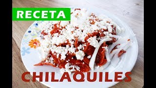 Como hacer CHILAQUILES del Rancho RECETA [upl. by Berne]