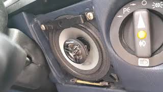 Mercedes R107 300SL Alpine speaker upgrade [upl. by Zebadiah]