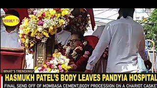 Mombasa Cement owner Hasmukh Patel Burial [upl. by Cyrilla205]