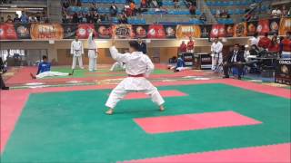 Karate Competitivo  Kata  Waldo Ramírez Ríos UNSU Vs Hector Ruíz  Selectivo Mayor FEMEKA 2016 [upl. by Williamson643]