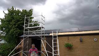 Viridian Solar Panel and Enphase IQ7 Micro inverter DIY Installation Update 3 [upl. by Nhar]