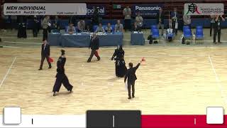 HKim CAN vs KRukas GBR  19th World Kendo Championships Mens Individual Preliminary Heats [upl. by Atinram]