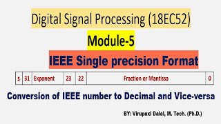 IEEE Single precision format [upl. by Attelrahs]