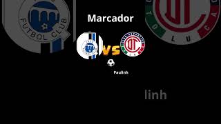 Marcador Toluca VS Querétaro J12 Liga MX [upl. by Hinman]