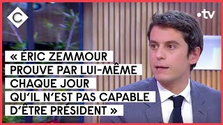 La violente charge d’Éric Zemmour contre Emmanuel Macron avec Gabriel Attal  C à Vous  07122021 [upl. by Vyky]