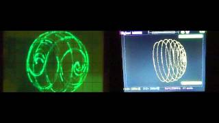 Youscope oscyloskop demo wersja II analog vs digital [upl. by Oigaib]