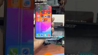 iPhone 11 Pro Max Screen Replacement And Face ID Disabled Fixed appledoc appleservice [upl. by Whallon]