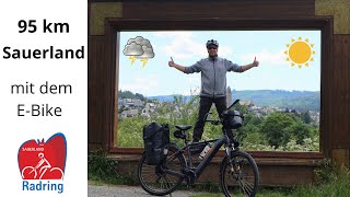 Ebike Tour auf dem Sauerlandradring Vom Regen in den Sonnenschein [upl. by Amri]