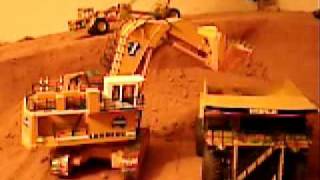 Liebherr 996 loading Dumptruck CAT 797 [upl. by Ahsrop]