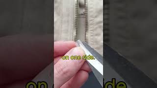 🤯How to fix a broken zipper🧵🧥lifehacks [upl. by Corinna]