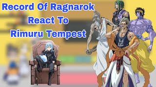 Record Of Ragnarok React To Rimuru Tempest  Gacha Reaction [upl. by Lua922]