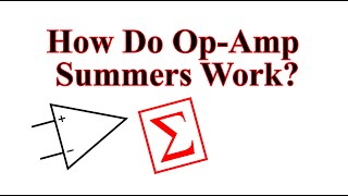 Opamp Tutorial Series 6 The Inverting and NonInverting Summers [upl. by Neils774]