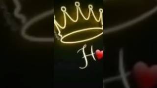 H name Letter ❤️h name status ❤️😍 status viralvideo viralshorts [upl. by Acirat]