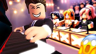 INSANE Piano Playing on ROBLOX GOT TALENT gets GOLDEN BUZZER Ft Ty Can Sing [upl. by Henni]