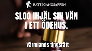 STÄNGDA DÖRRAR SAKFRAMSTÄLLAN ÅKLAGAREN 2 SLOG IHJÄL SIN VÄN I ETT ÖDEHUS [upl. by Hamer]