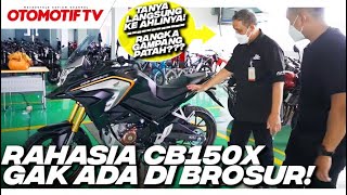 KETAHUAN ASLINYA SUSPENSI dan MESIN HONDA CB150X TERNYATA BERBEDA dari CB150R l Otomotif TV [upl. by Hopkins]