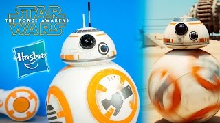 Star Wars The Force Awakens NEW BB8 Droid Toy by Hasbro Unboxing [upl. by Germano70]