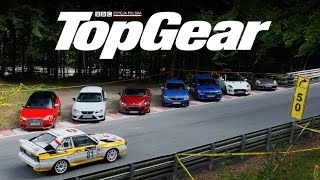 Audi S1 gr B vs najmocniejsze auta sportowe w Limanowej  TopGear  Test Drive 2014 [upl. by Albert]