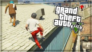 GTA 5 Funny Moments CHASE THE BALDY With The Sidemen [upl. by Hussey]