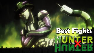 Best Fights Hunter X Hunter 60FPS [upl. by Hallie]