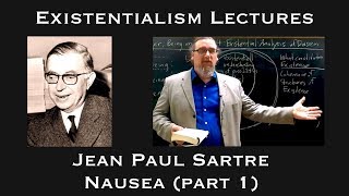 JeanPaul Sartre  Nausea part 1  Existentialist Philosophy amp Literature [upl. by Zoes]