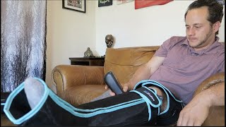 Sotion Leg Massager Review  Compression amp Heat [upl. by Ebanreb]