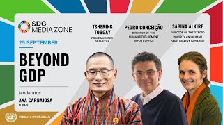 SDG Media Zone  Beyond GDP 25 Sep 2024 [upl. by Orsola]