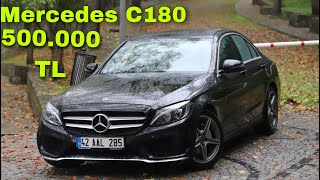 MercedesBenz C180 AMG İnceleme ve Tanıtım  500000 TL Eder Mi [upl. by Carrissa]