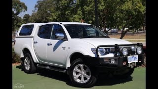 B6518  2011 Mitsubishi Triton GLXR MN Manual 4x4 Walkaround Video [upl. by Nerland]