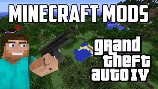 Grand Theft Auto 4  Minecraft Mods [upl. by Curnin231]