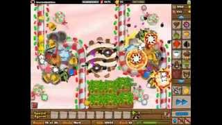 Bloons TD 5 BTD5  Candyland Hard NAPS NLL  GuideWalkthrough [upl. by Kries]