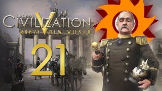 Civilization V Brave New World as Germany  Episode 21 Preparing for Eradication [upl. by Ilagam]