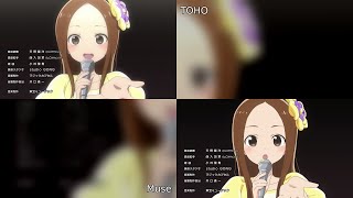 Karakai Jouzu no Takagisan Season 3 Ending 4  Muse amp Toho Comparison [upl. by Derrej]